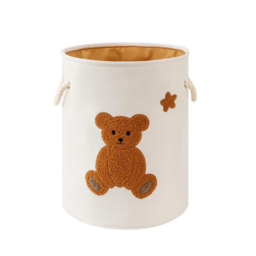 Kids Laundry Basket Nursery Hamper Baby Laundry Basket Stuffed Animal Toys Storage Baskets for Toddler Room Decor