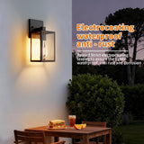 Outdoor Light Fixtures Wall Mount, Waterproof Front Porch Lights, Modern Exterior Lighting Fixtures with E26 Socket