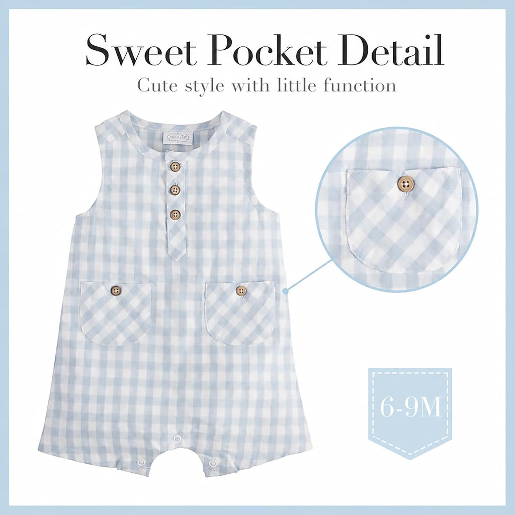 Baby Boys' Children's Gingham Shortall