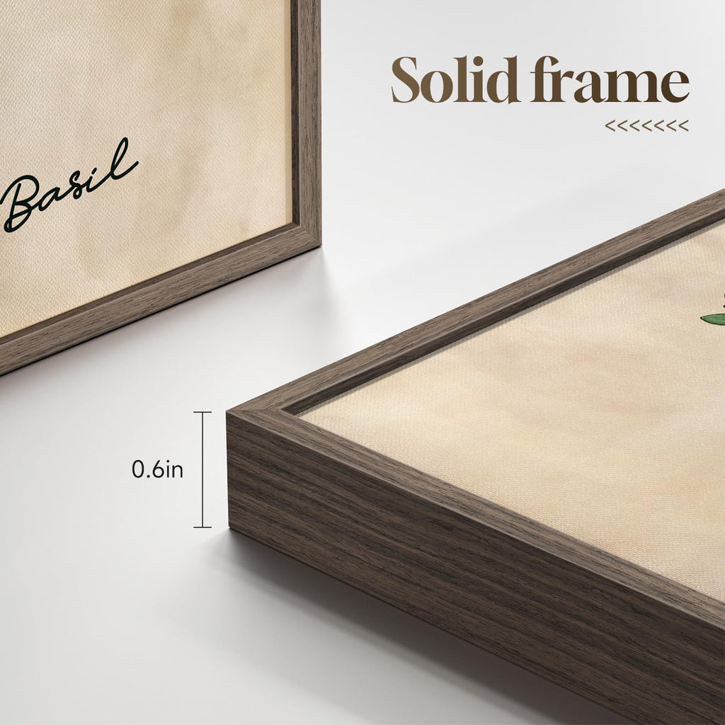 Framed Rustic Sage Green Botanical Wall Art, 6 Piece 11x14 In