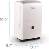30-Pint Dehumidifier | Portable Dehumidifiers for Home | Energy Star Safe | Quiet Dehum | In Room Dehumidifying
