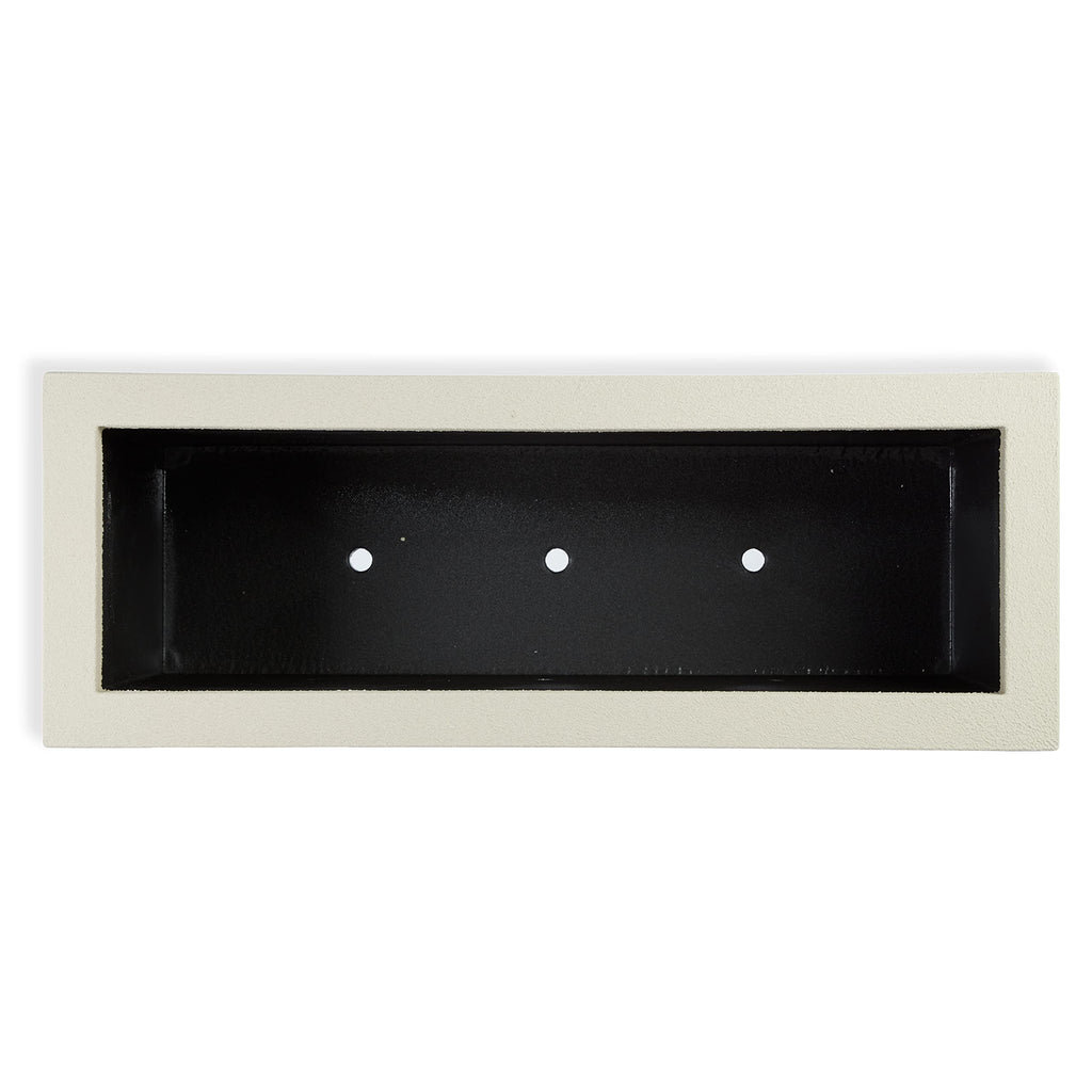 Milan Rectangular Trough Planter - 43" x 15" x 19" - Large Lightweight Indoor/Outdoor Planter Box - Modern Stone-Look
