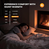 Electric Fireplace 50 Inch, Recessed Wall Mounted and Free Standing Fireplace Heater with Remote Control