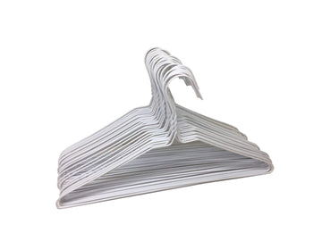 Pack of 30 Wire Hangers Steel Metal Drip Dry Coat Clothes Hangers -Metal Coat Hangers are Made of Stress-Hardened 13