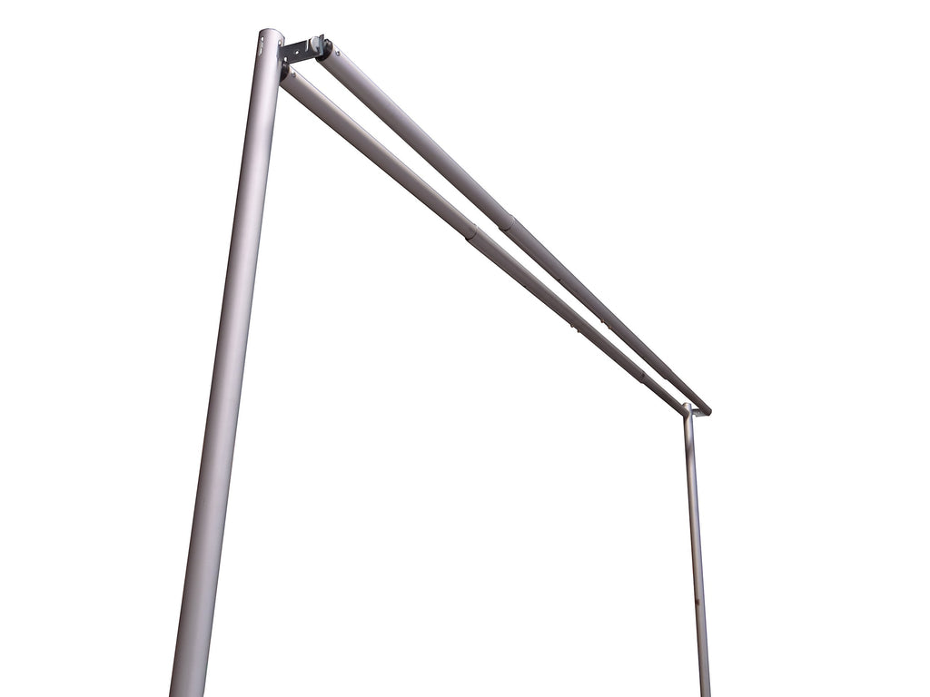 Double Layer Adjustable Crossbar and Hangers for use with Pipe and Drape Kit, 8-10ft Width