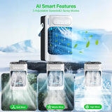 Portable Air Conditioners Cooling Fan, 800ml Mini Air Conditioner Portable AC Unit with 3 Cool Mist & Speeds