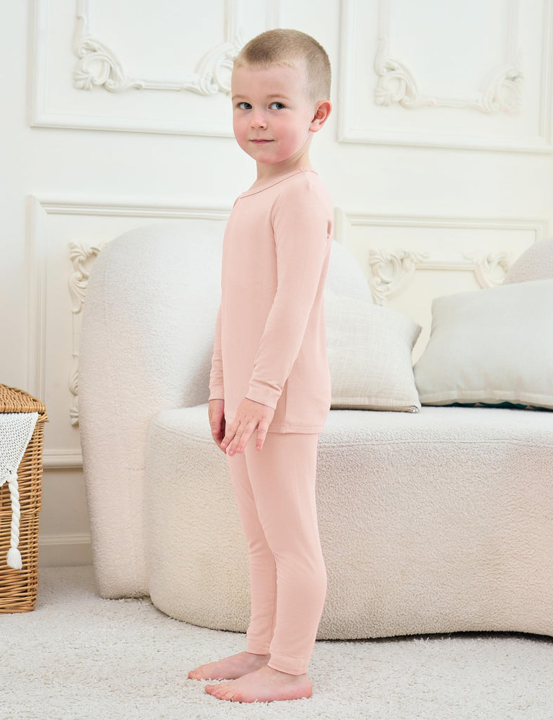 Boys Girls Pajama Sets Bamboo Viscose Toddler Sleepwear Kids Pjs