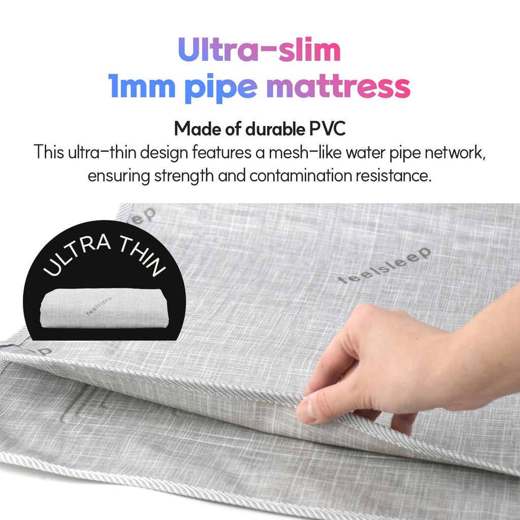 Feelsleep Electric Water Cooling and Heating Mattress Topper - Smart App-Controlled Bed Temperature System 65-115°F