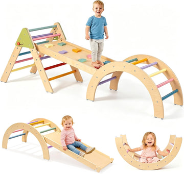Triangle Set FoldableClimbing Toys for Toddlers 1-3