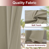 Grommet Outdoor Curtains for Patio Waterproof 8 Pcs All Weat - Image 4