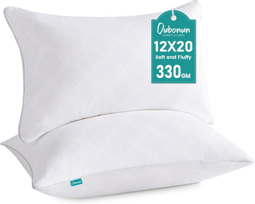 12x20 Lumbar Pillow Inserts, Soft Decorative Couch Cushion - Set of 2