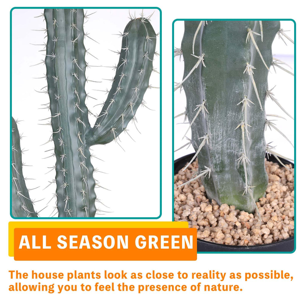 Artificial Cactus Fake Cacti 62" Faux Potted Cactus Plants Store Office Decoration