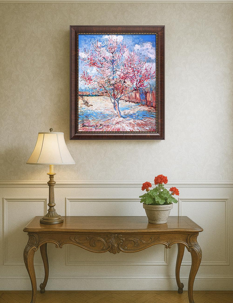 Vincent Van Gogh Wall Art Framed, Flowering Orchards, 19x23''