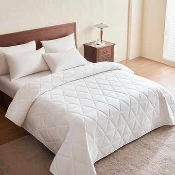 Washable Wool Comforter All-Season, Medium Weight, Queen