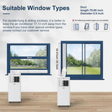 Portable Air Conditioners, 8,500 BTU(Ashrae) /5,100 BTU (SACC), Cooling,Dehumidifier,Fan Mode,Up to 200 Sq.Ft