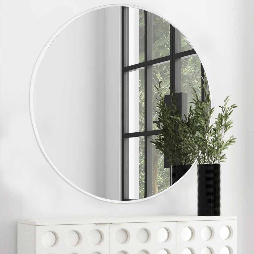 36 inch Large Round Bathroom Mirror for Wall Decor