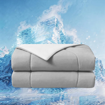 Cooling Comforter Twin XL Size, Breathable Summer Blanket for Hot Sleeper