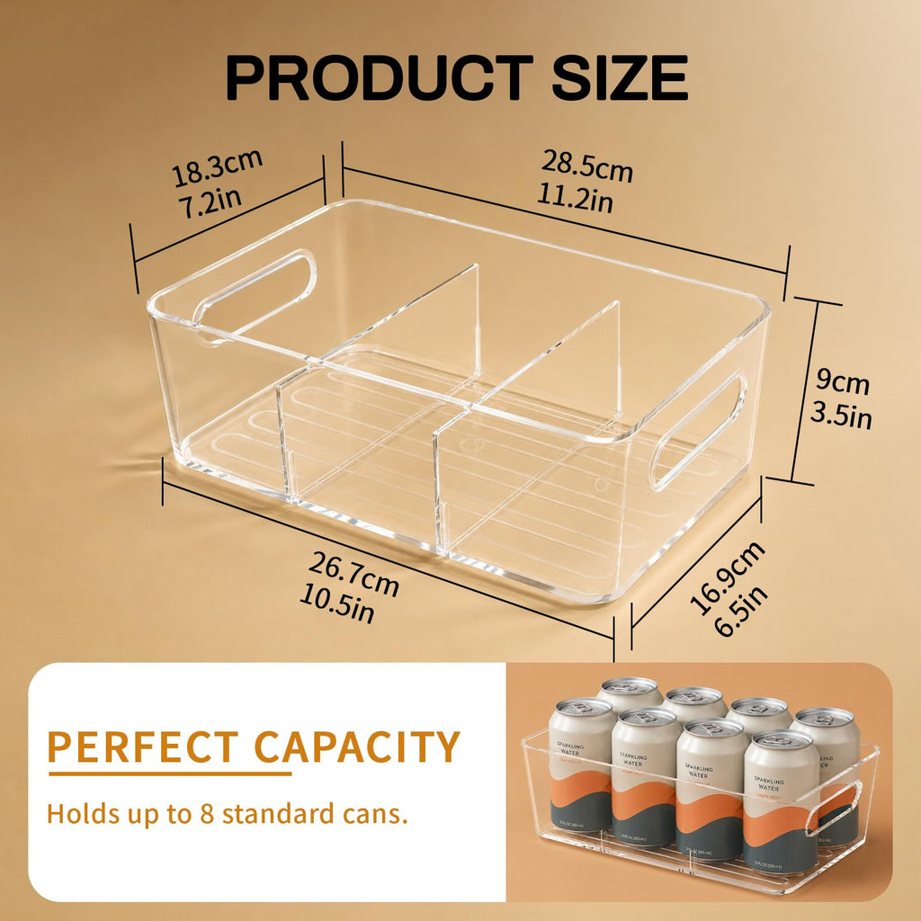 Pantry Organizers and Storage, Clear Fridge Organizer Bins