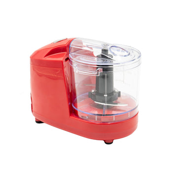 1.5-Cup Mini Food Processor | Stainless-Steel Blade | Pulse Switch (Red)