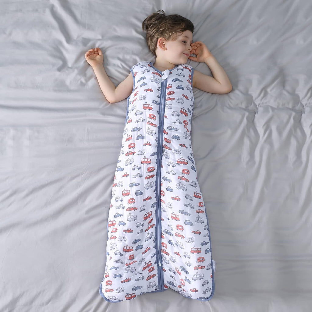 Toddler Sleep Sack 2.5 TOG, 70% Rayon from Bamboo and 30% Cotton Baby Wearable Blanket Winter 2.5 TOG Sleeping Sacks