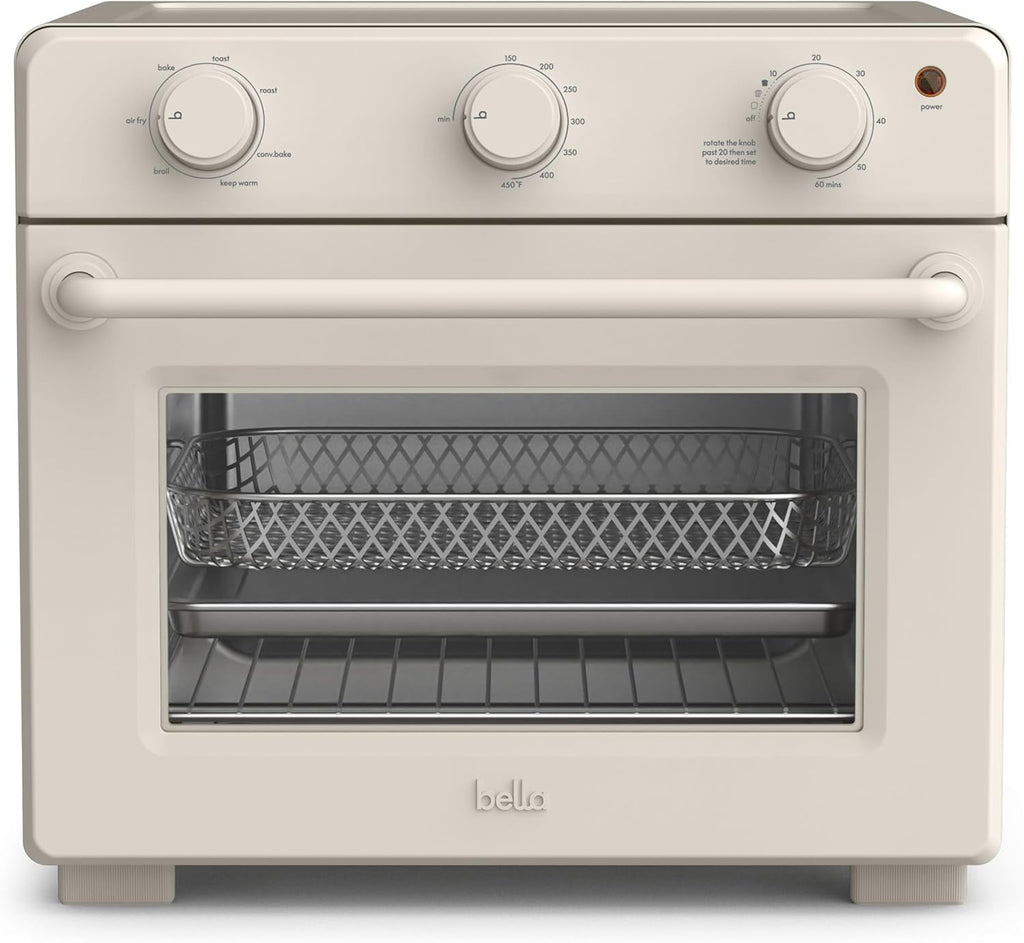 Air Fry Toaster Oven, 7 Preset Cooking Options, Dishwasher-Safe EverGood Coated Trays Included, 60-M