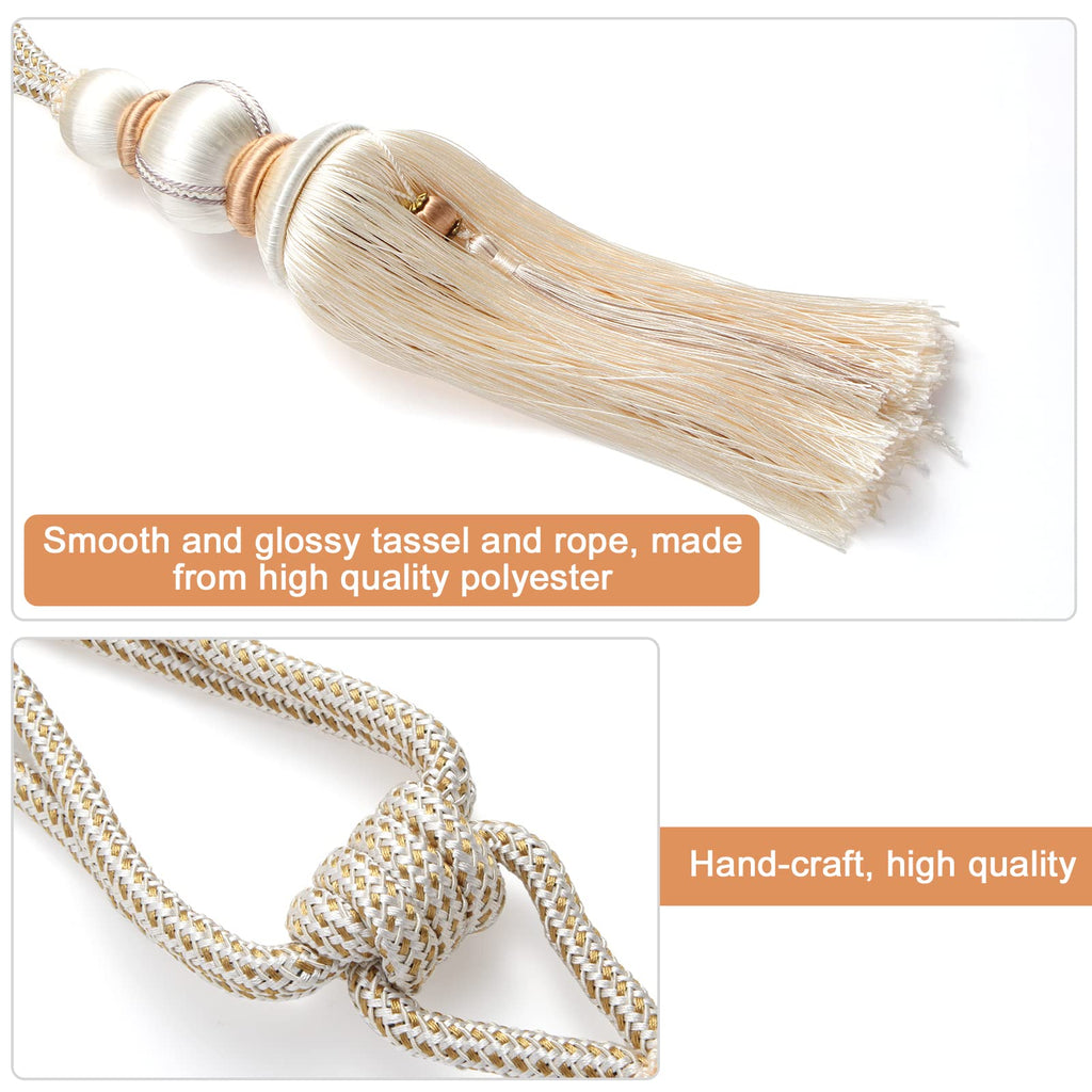 Paired Lantern Single Hanging Ball Tassels Curtains Buckle Sling Binding Lantern Tiebacks Handcrafted Braided Buckle