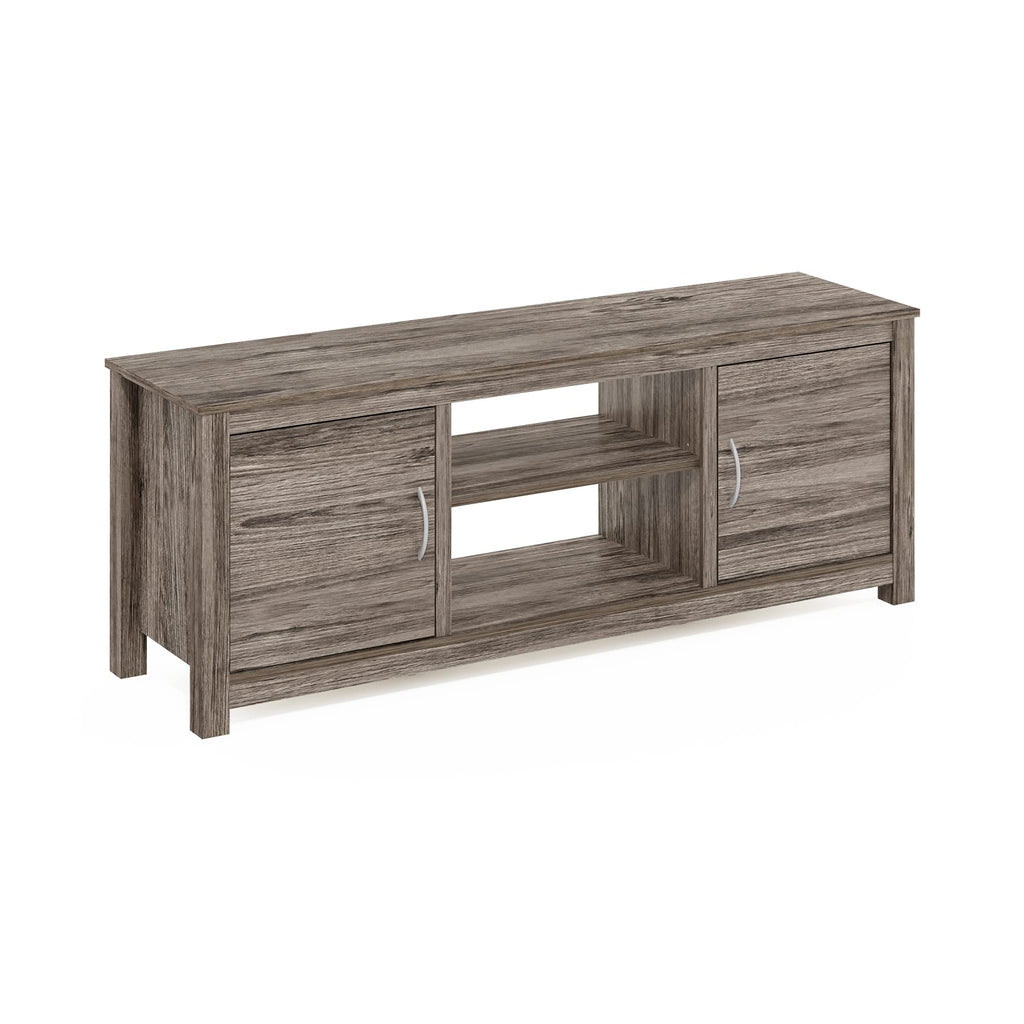 Classic 3-Tier TV Stand for 65 Inch TV, Vintage Oak