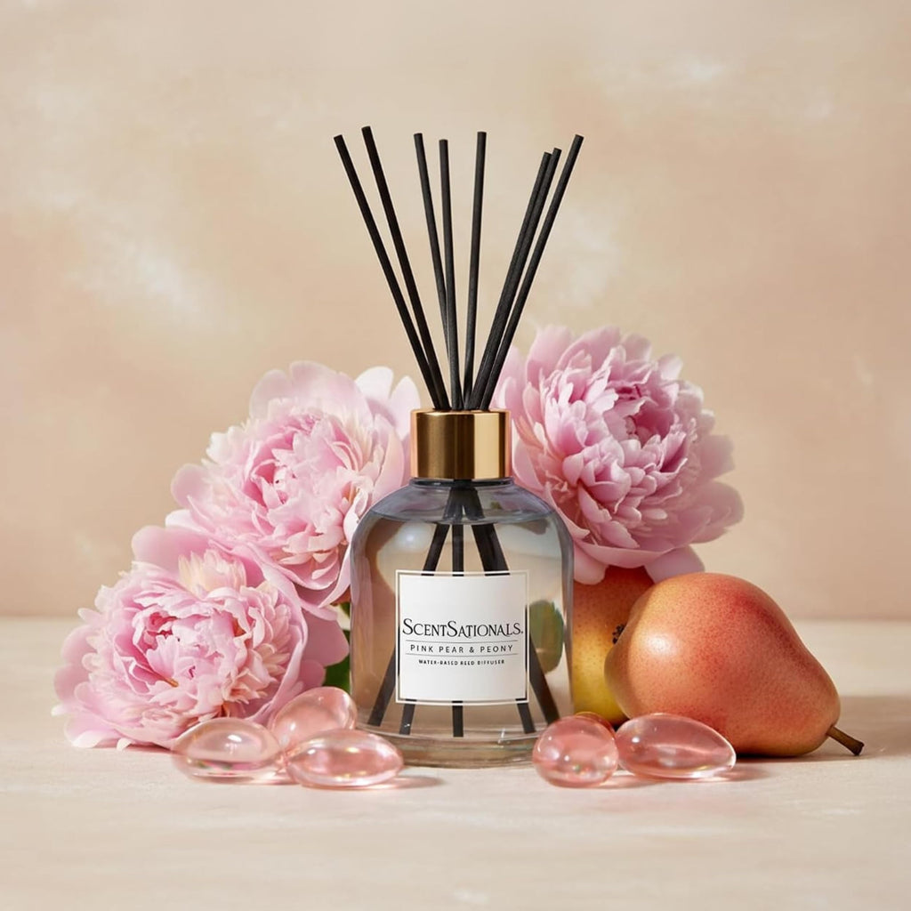 Pink Pear & Peony Water-Based Reed Diffuser - 5 FL OZ