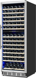 Dual Zone Wine Fridge Freestanding 175 Bottle, 24 Inch Large Capacity Built