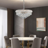 Crystal Chandeliers for Dining Room Light Fixtures Over Table_Empire Style K9 Crystal Chandeliers for Bedroom_9 Lights Chrome Luxury Lighting Fixtures for Living Room Kitchen Island Entryway A108-B0D97WM1KP