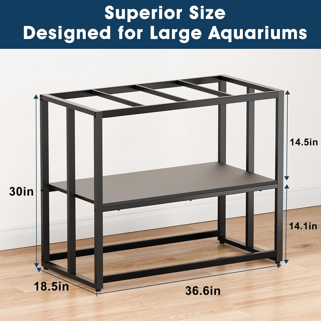 40 Gallon Metal Fish Tank Stand, Aquarium & Terrarium Stand