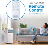 8,000 BTU Portable Air Conditioner with Wifi & Remote Control, 3-1-in AC, Fan & Dehumidifier, with App