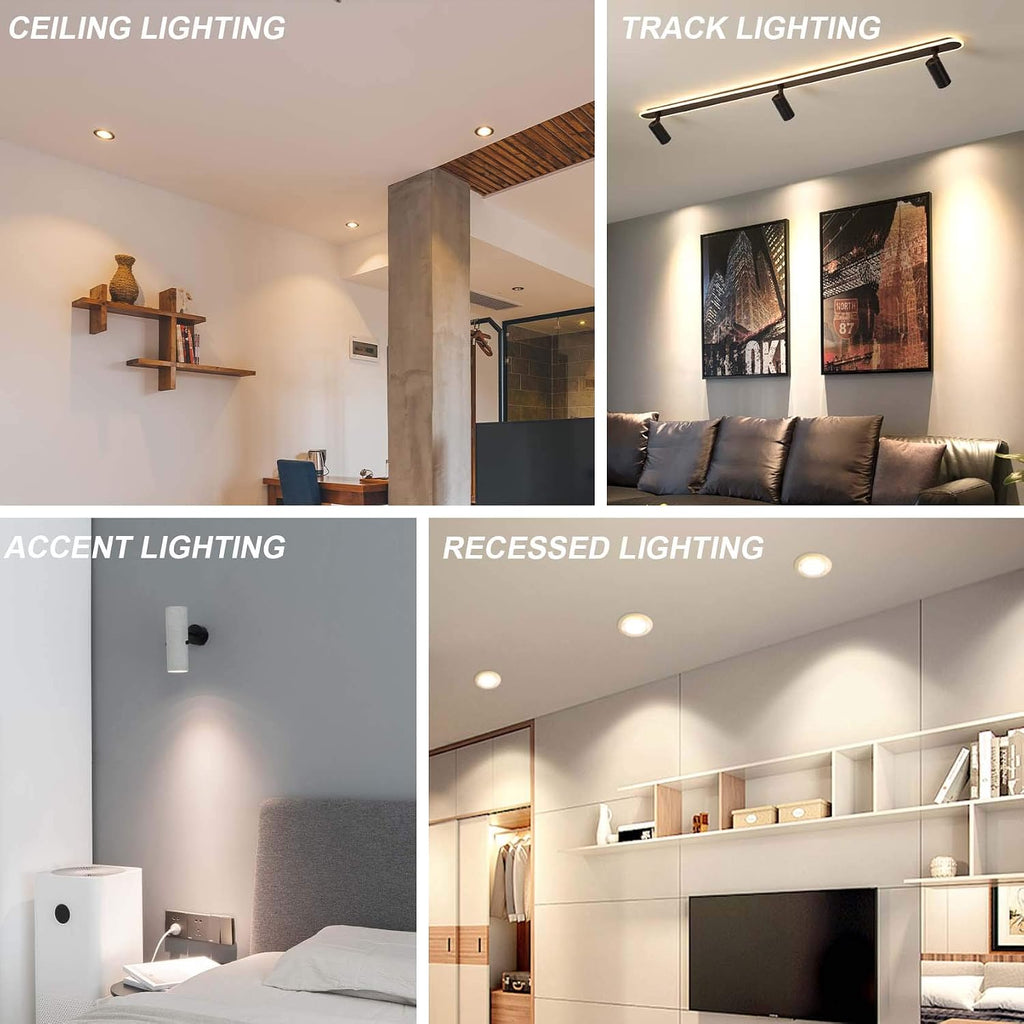 GU10 LED Bulb 50 Watt, 3000K Warm White MR16, 6 Pack