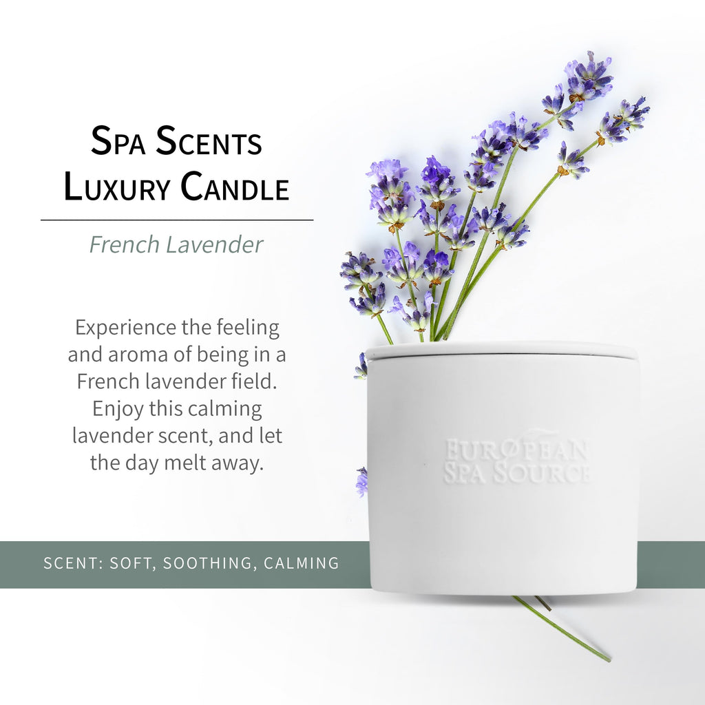 French Lavender Luxury Soy Wax Candle, Hand Poured
