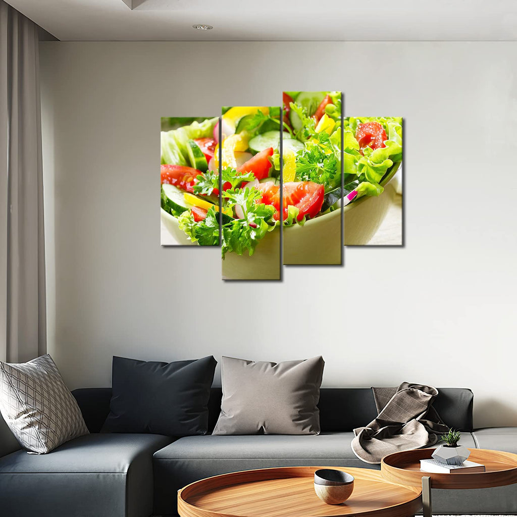 Salad Vegetable Wall Art Food Canvas Kitchen Painting The Picture Print On Canvas Food Pictures Decor Decoration Gift
