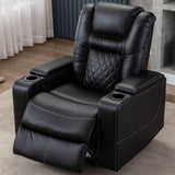Electric Power Recliner Chair with USB Ports and Cup Holders
