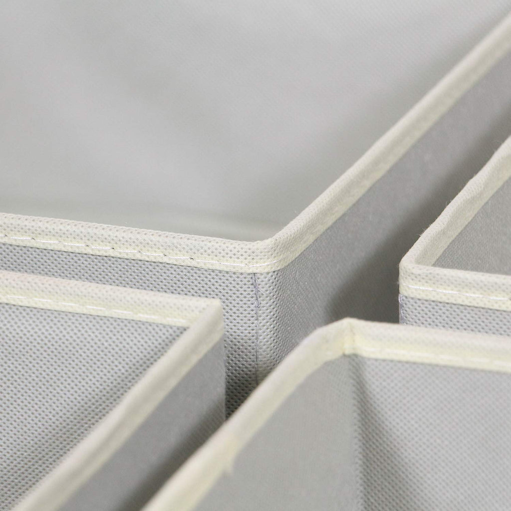 Foldable Cloth Storage Box Closet Dresser Drawer Organizer Fabric Baskets Bins Containers Divider for Clothes