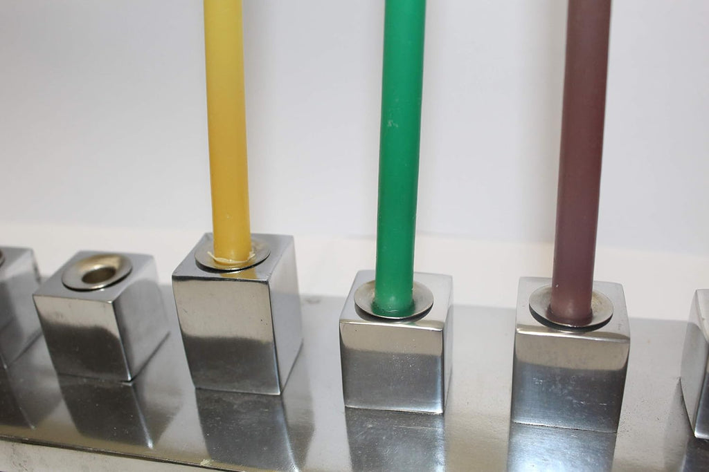 Metal Candle Cups with Round Flat Base - Use with Candelabra - Prevents from Wax Dripping - Candle Holders Perfect - Set of 90