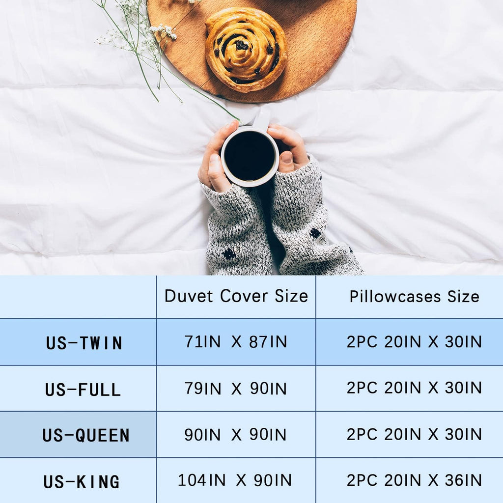Grey and Black Duvet Cover Set King, K and Q Printed Crown Couple Bedding Set Gifts,3 Piece His Her Themed Lightweight