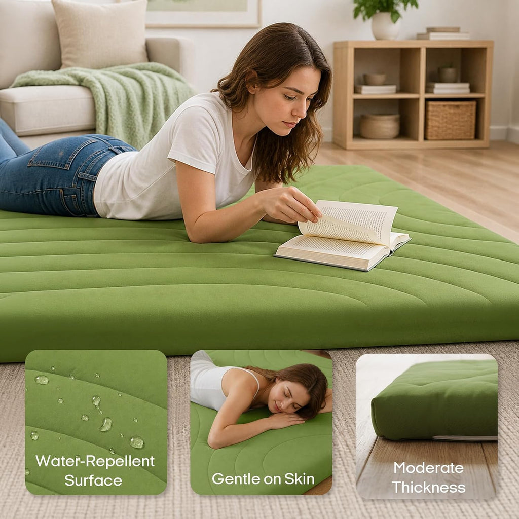 4in Japanese Floor Mattress, Foldable Futon Mattress