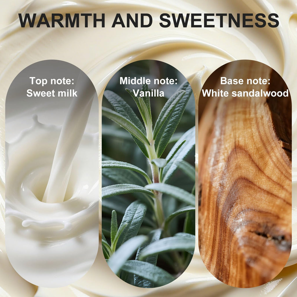 Reed Diffuser Set 7.10 oz Vanilla Scented Air Freshener for 120 Days