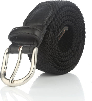 Children's Canvas Elastic Fabric Woven Stretch Braided Belts