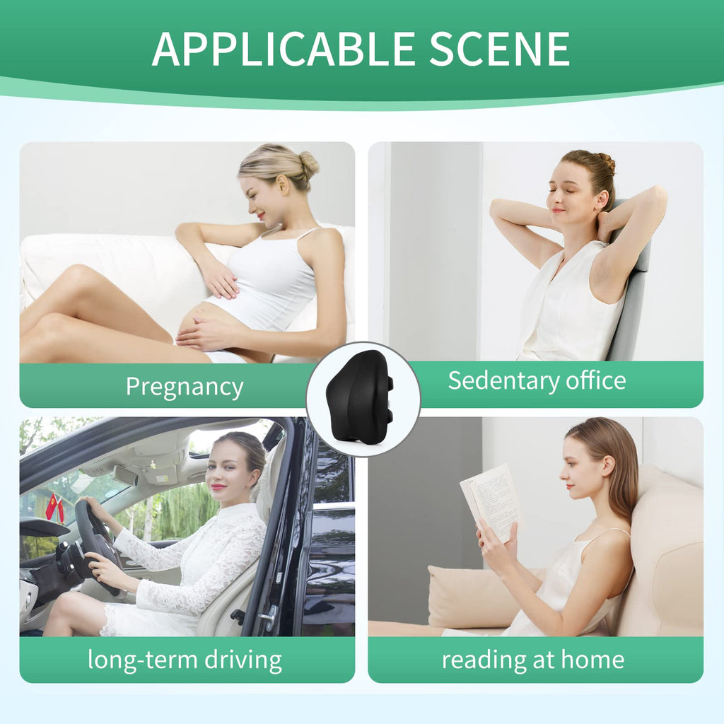 Lumbar Support Pillow Chair Back Support Pillow for Chair Car Seat Back Support Ergonomic Back Chair Pillow Desk
