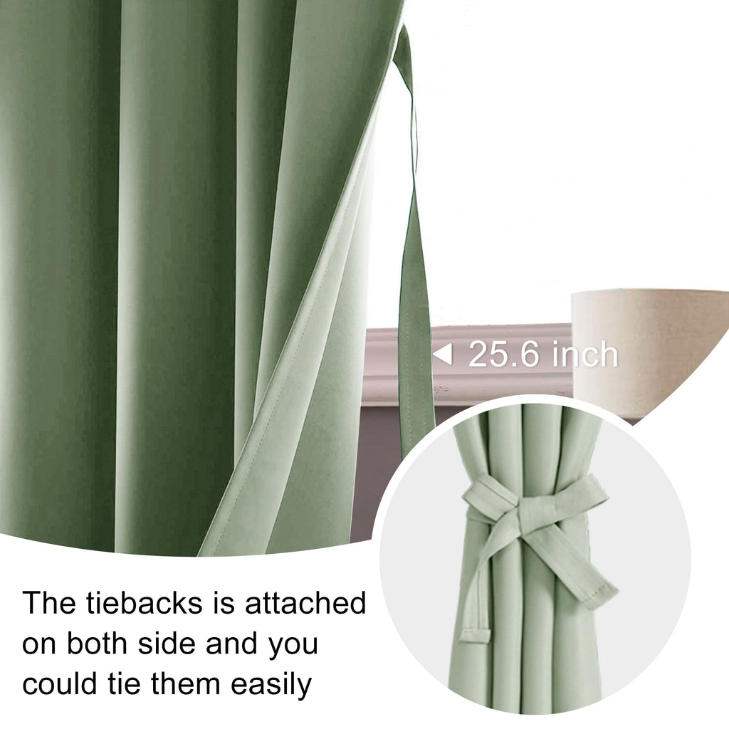 Blackout Curtains Living Room 60 x 84 Inches Long