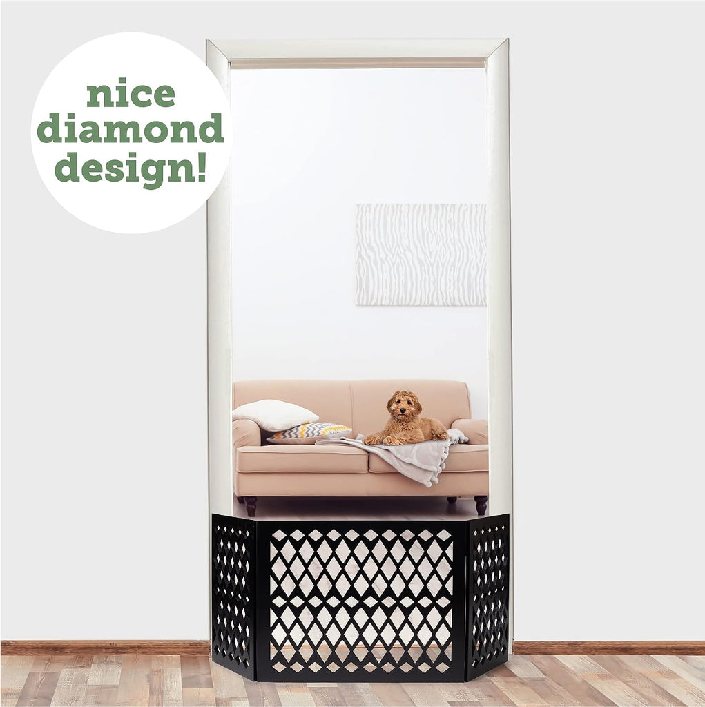 Free Standing Pet Gate | Pet Gate for Small Dogs | Free Standing Dog Gate for Stairs | Freestanding Dog Gates