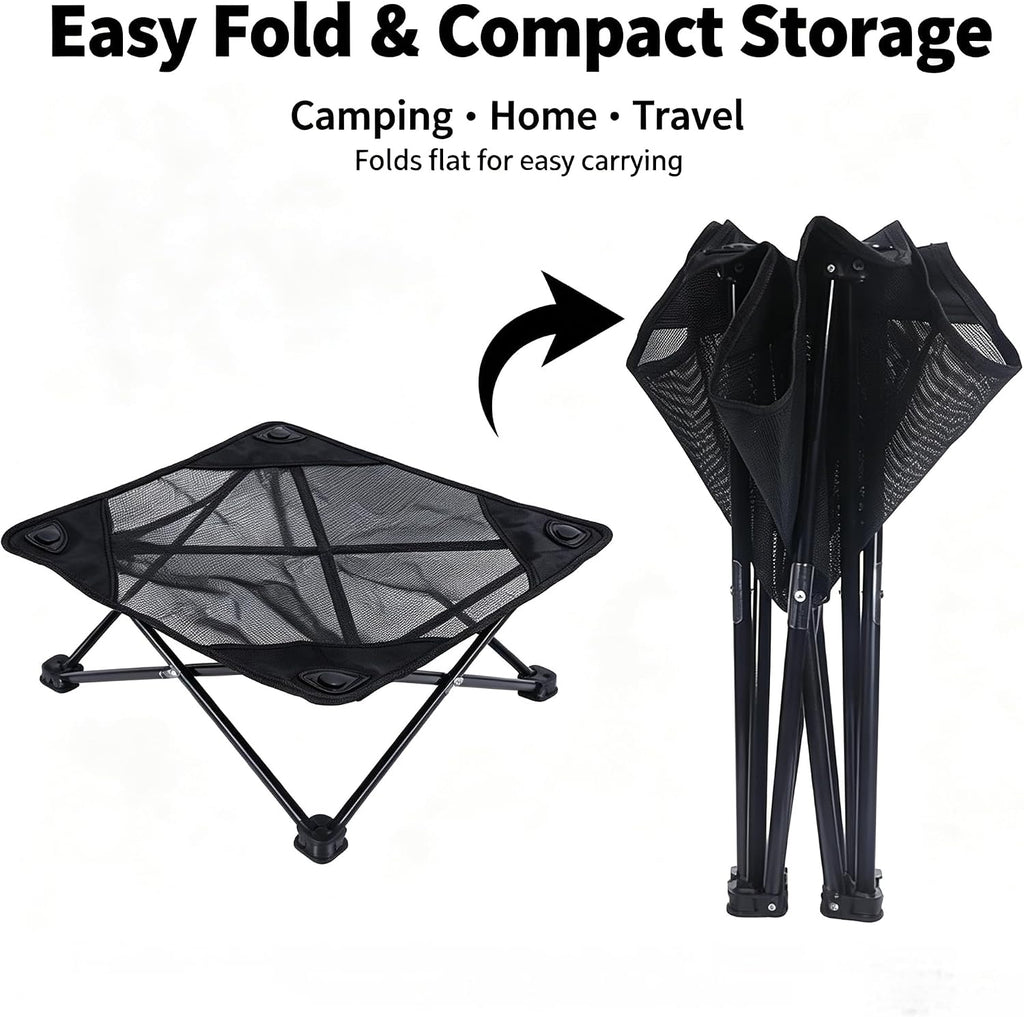 Foldable Cooling Elevated Cat Bed for Small Dogs Puppies & Kitties, 19x19 Inch, Breathable Mesh Raised Pet Cot