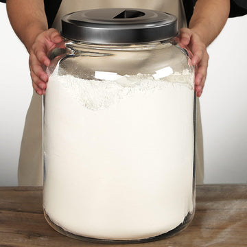 5.5 Gallon Large Glass Storage Jar with Lid, 21000ml, 1 Pack