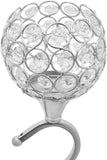 5 Arm Crystal Candelabra Centerpieces for Tables 49 Inch Gold/Silver Candle Holder Table Decoration Stand with