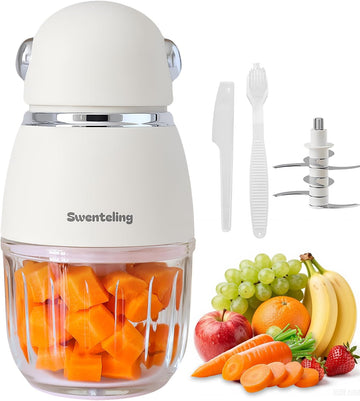 Food Maker, Mini Baby Blender, Small Food Processor, BPA-Free