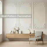 4-Pack PU Ceiling Molding Kit, 14x14 Inch French Style Corners, Decorative Wall Panels with Flowers Pattern for Accent